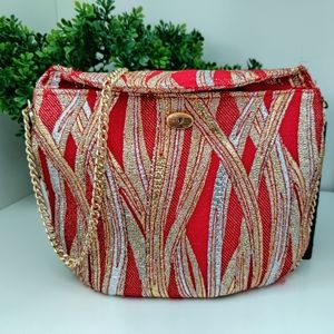 1960s Vintage Walborg metallic
evening handbag